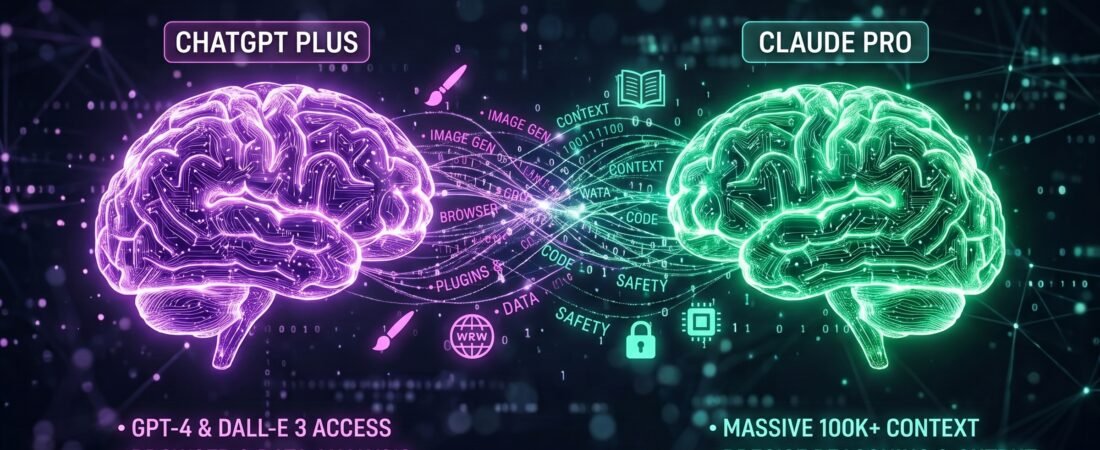 Claude Pro vs ChatGPT Plus: The Real Difference Between These $20 AI Plans