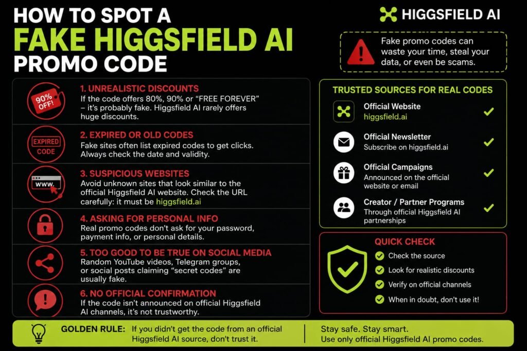 Higgsfield AI Promo Code