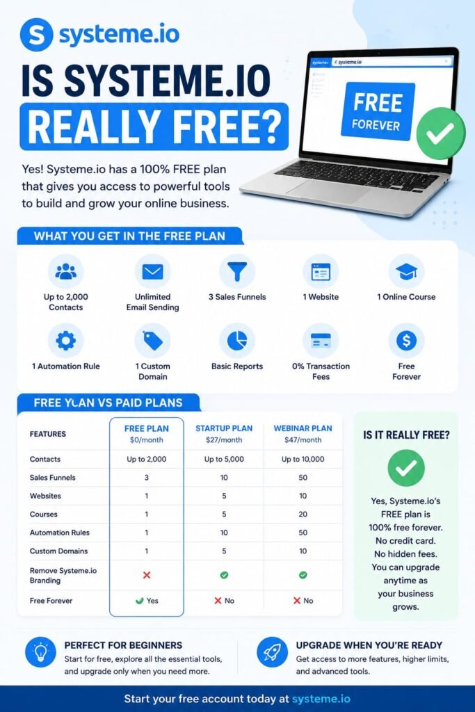 systeme.io free