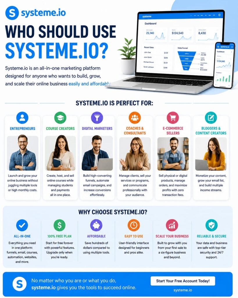 systeme.io uses
