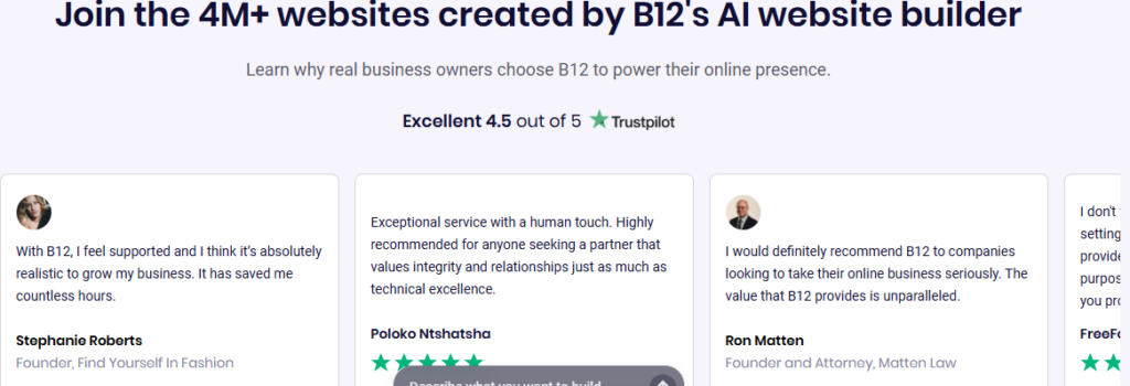 b12 ai users review