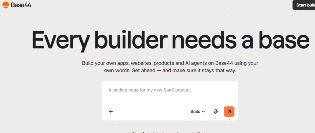 base 44 ai app builder