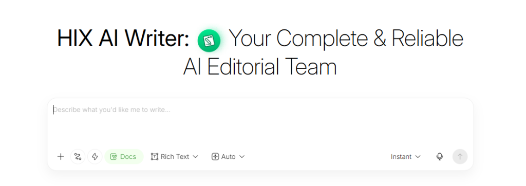 hix ai writer