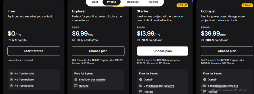 hostinger pricing