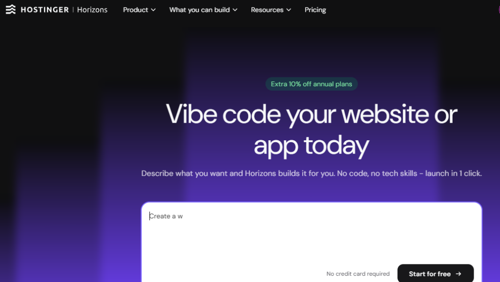 hostinger ai website builder
