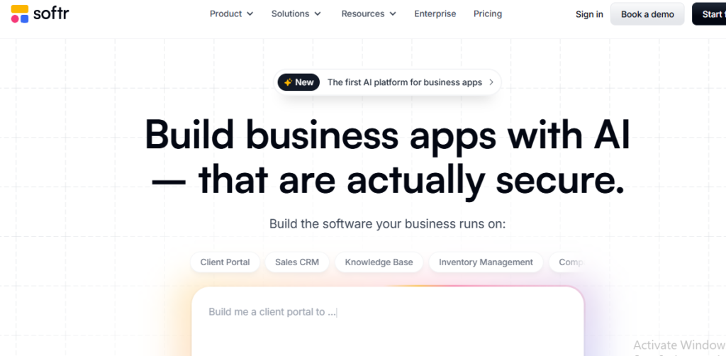 softr ai app builder