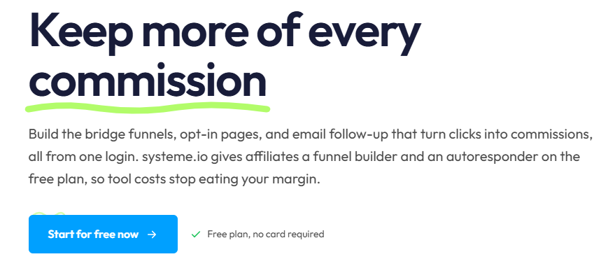 systeme.io affiliate management