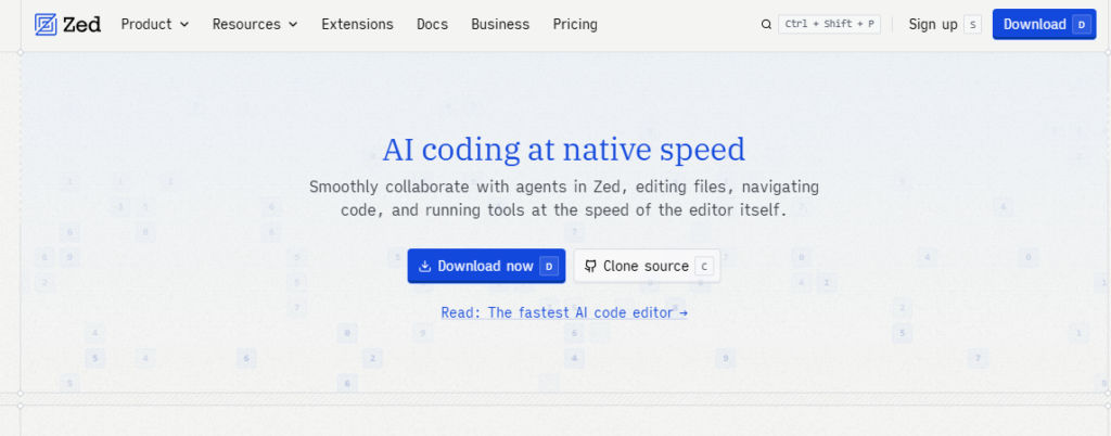 zed ai app coder