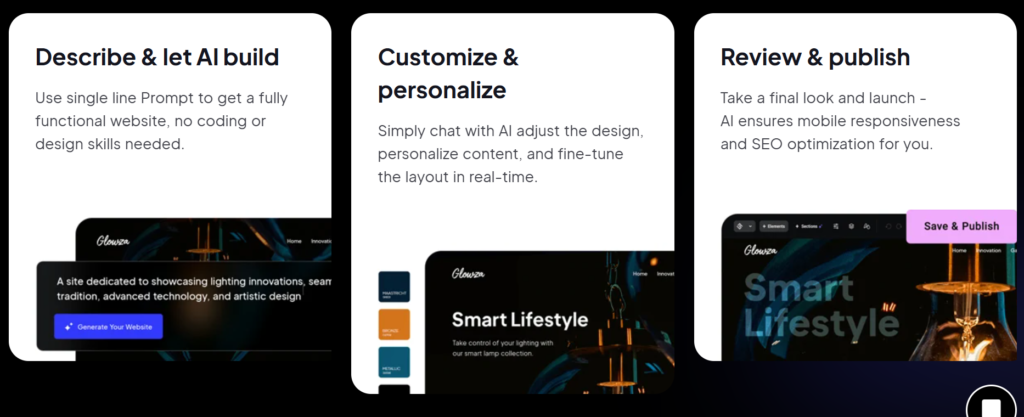 web ai website builder